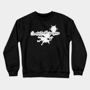 Created with Purpose Broken Snowflakes Crewneck Sweatshirt